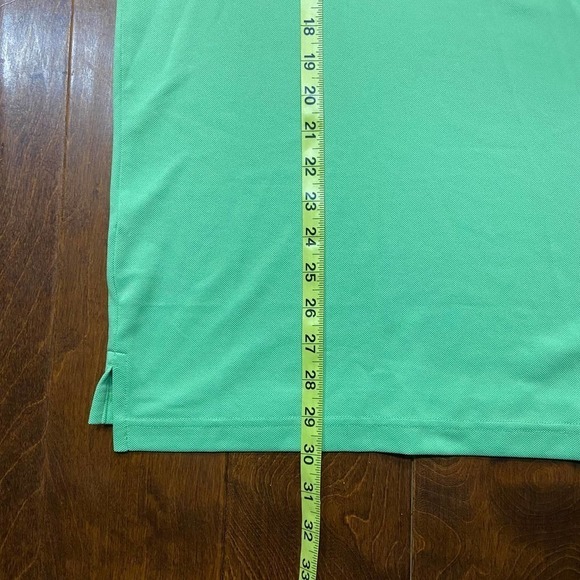 Donald Ross Lime Green Pink Polo Golf Polyester Shirt Men's Size Large - Picture 6 of 9